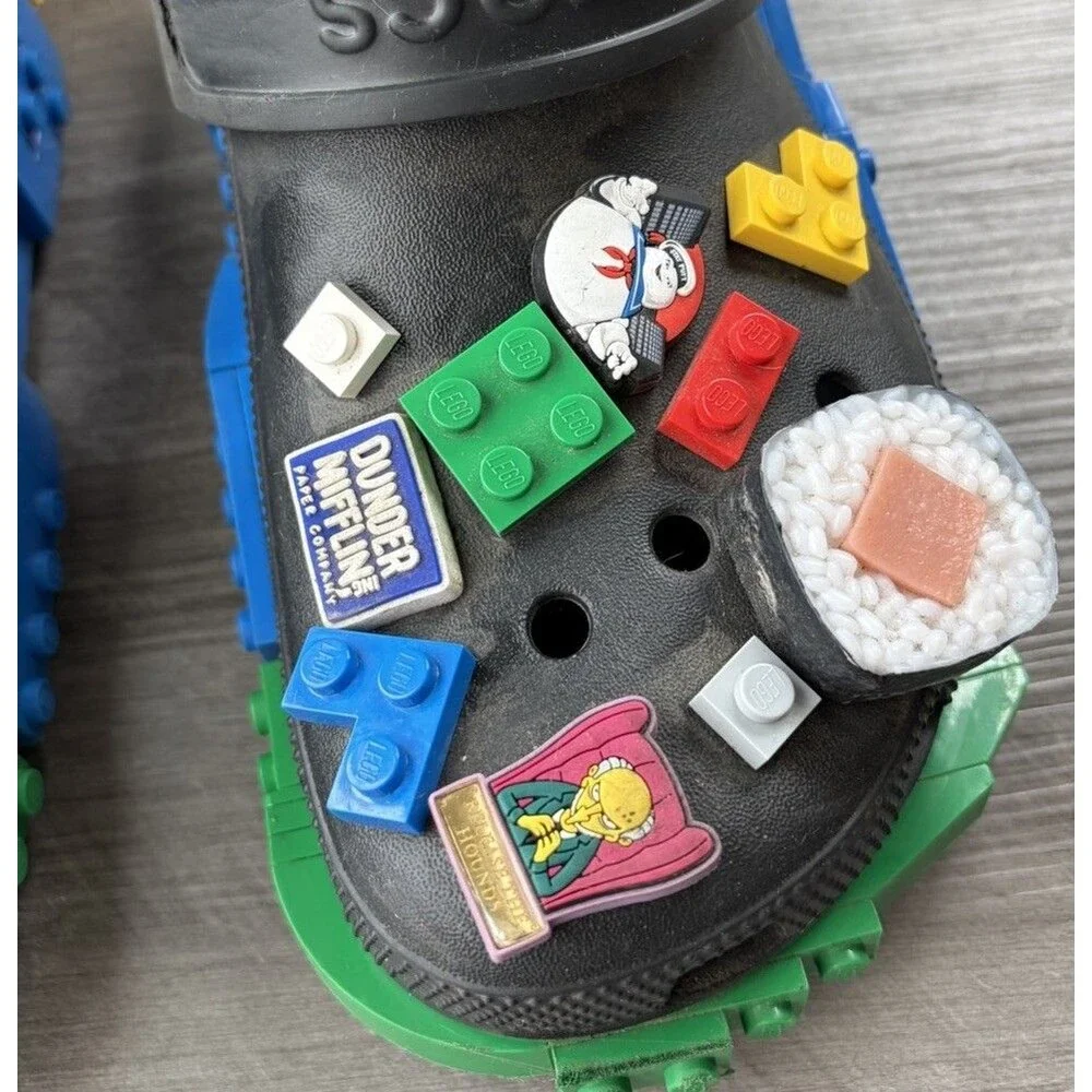 Crocs x LEGO Classic Clog Black Masterbrand Creativity Mens Size 10
